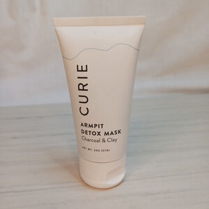 Curie Armpit Deodorant Detox Mask Charcoal & Clay 2 oz Sealed